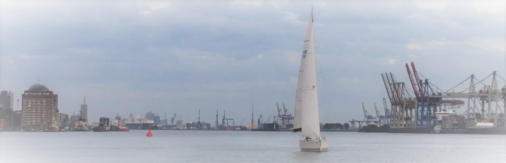 Segeln auf der Elbe