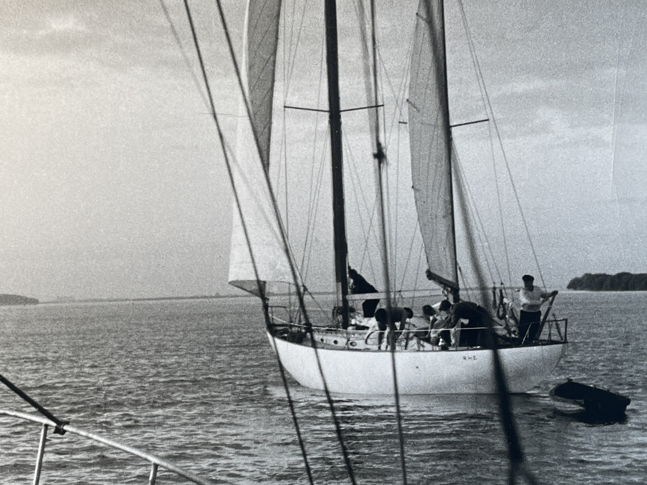 Segelyacht Rhe 1955